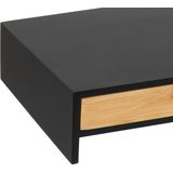 5Five Koffie cups/capsule houder - keuken spullen opzet lade - mdf hout - 47 x 25 x 10 cm - 2 compartimenten