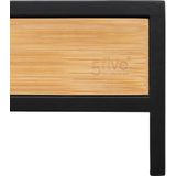 5Five Koffie cups/capsule houder - keuken spullen opzet lade - mdf hout - 47 x 25 x 10 cm - 2 compartimenten