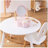 Speelgoed - Kaptafel - Wit - Hout - Verstelbare Spiegel