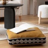 Atmosphera - Vloerkussen Ankara - Okergeel - Katoen - Extra Dik