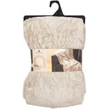 Atmosphera - Leafes - Plaid - Beige - 180 x 230 cm