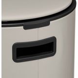 5Five Delta Afvalemmer - Soft close - Antigeur actief koolstoffilter - Uitneembare emmer - 30L - Klei