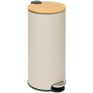 Vuilnisbak - Zwart - Kunststof - 30 Liter