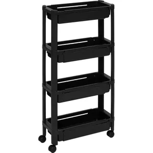 Iris Ohyama – Opbergkast – Trolley Op Wielen – Voor Keuken Badkamer En Meer Hoogte 81 5 Cm Iris Ohyama – Opbergkast – Trolley Op Wielen – Voor Keuken Badkamer En Meer Hoogte 81 5 Cm