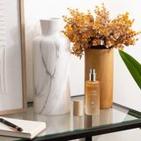 Atmosphera - Bloemenvaas Athens - Wit - Keramiek - D12 x H30 cm