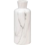 Atmosphera - Bloemenvaas Athens - Wit - Keramiek - D12 x H30 cm