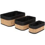 Opbergmand - Katoen - Grijs - 30x30x30 cm