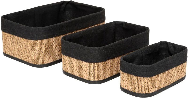 Opbergmand - Katoen - Grijs - 30x30x30 cm