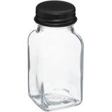 5Five - Kruidenrekje - Keukenrek - Zwart - 10 Kruidenpotjes - IJzer