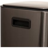 5five - Delta - Pedaalemmer - Titanium - RVS - 30 Liter