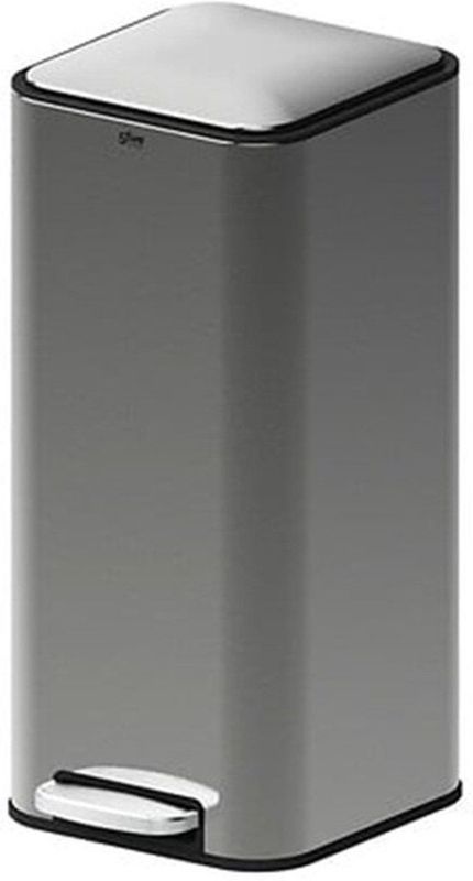 5five - Delta - Pedaalemmer - Titanium - RVS - 30 Liter