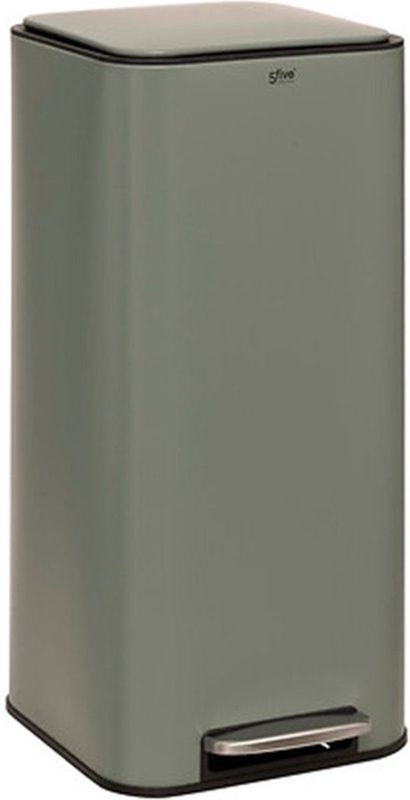 Prullenbak - Zwart - Kunststof - 30 Liter