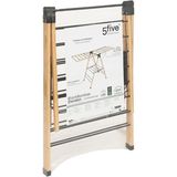 Five - Wasrek - Zwart - Bamboe - 95 x 137 cm - Staand/Inklapbaar