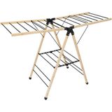 Five - Wasrek - Zwart - Bamboe - 95 x 137 cm - Staand/Inklapbaar