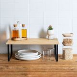 Keukenrek - Zwart - Metaal