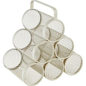 FOMANSH Wine Glass Rack Under Cabinet - Stemware Holder Metal Wine Glass Organizer Glass Storage Hanger for Bar Kitchen Brown 4 Rows