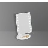 5Five - Vegas - Make-up Spiegel - Wit - Enkelzijdig - 16 x 28 cm - Met LED Lampjes