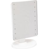 5Five - Vegas - Make-up Spiegel - Wit - Enkelzijdig - 16 x 28 cm - Met LED Lampjes