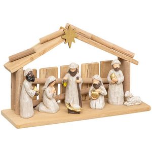 Steadfast Selections Kerststal voor Kerstmis Binnen, Nacimientos Navideños Grandes, Pesebre De Navidad, Kerststal en Figuren