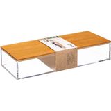 Sieraden/make-up houder/box 25,5 x 5 cm van kunststof - Nagellak box - Sieraden box - Make-up box - Organizer