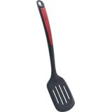 5Five Keukengerei bakspatel/bakspaan - siliconen kunststof - zwart/rood - 34 cm