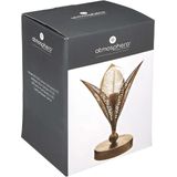 Atmosphera lamp goud blad - Tafellamp - Nachtlamp - Art deco lamp - H24.5