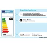 Atmosphera lamp goud blad - Tafellamp - Nachtlamp - Art deco lamp - H24.5