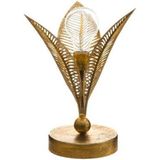 Atmosphera lamp goud blad - Tafellamp - Nachtlamp - Art deco lamp - H24.5