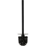 WC-/toiletborstel met houder rond kaki groen polyresin 39 cm