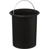 5Five Pedaalemmer - softclose - 3L - kakigroen - D17 x H24 cm - prullenbak voor badkamer
