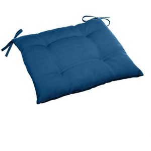 Hesperide Tuinstoelkussen - blauw - uv-bestendig - 40 x 4 cm - Water en UV-bestendig