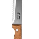 Brood snijplank met kruimel opvangbak 44 x 27 cm van bamboe hout inclusief broodmes - Serveerplank - Broodplank