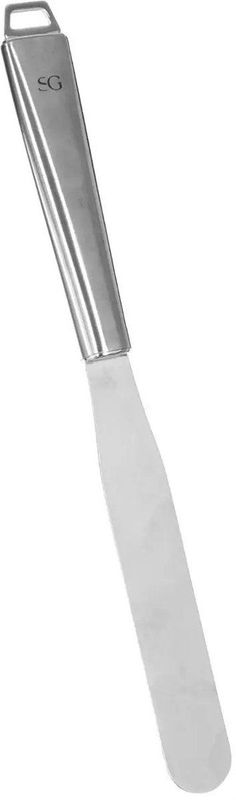 5Five Keukengerei bakspatel/bakspaan - zilver rvs - 29 x 2.5 cm