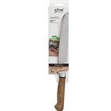5Five - Elegancia - Keukenmes - Lichtbruin - RVS - Acacia Hout - 34 x 3 cm