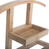 5Five Kledingrek Dressboy - Colbert/jas hanger - staand model - bamboe hout - lichtbruin - 44 x 22 x 113 cm