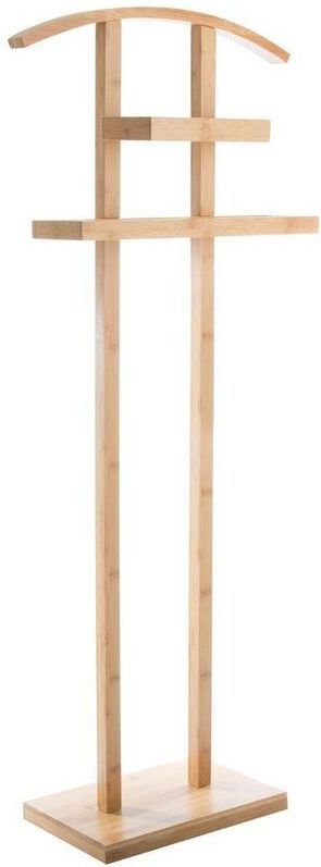 5Five Kledingrek Dressboy - Colbert/jas hanger - staand model - bamboe hout - lichtbruin - 44 x 22 x 113 cm