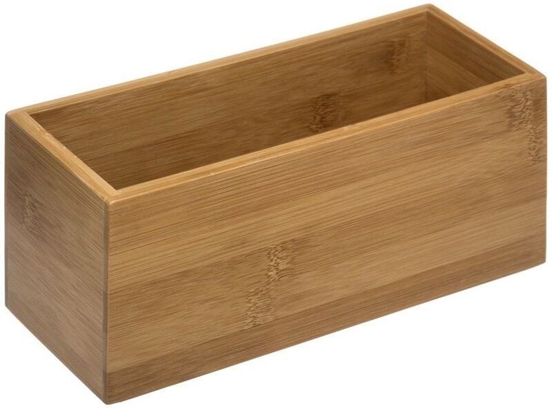5five - Opbergbox - Bruin - Bamboe Hout - 23 x 9,5 cm - Organizer voor Sieraden en Make-up