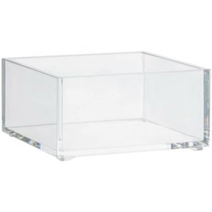 Sieraden/make-up houder/box 9,5 x 5 cm van kunststof - Nagellak box - Sieraden box - Make-up box - Organizer