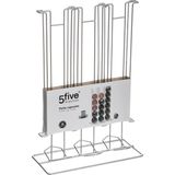 Koffie cup/capsule houder/dispenser zilver 36 cups - Koffiecups houder/standaard - Metalen Dolce Gusto cuphouder