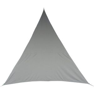 Premium kwaliteit schaduwdoek/zonnescherm Shae driehoek beige - 4 x 4 x 4 meter - Terras/tuin zonwering