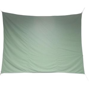 Premium kwaliteit schaduwdoek/zonnescherm Shae rechthoekig groen 3 x 4 meter