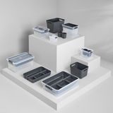 Opbergbox - Transparant - Kunststof - 30L