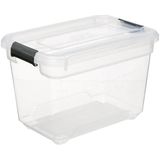 Opbergbox - Transparant - Kunststof - 30L