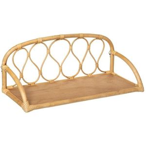 Atmosphera for kids Decoratieve plank voor een kinderkamer hangend 57 cm rotan