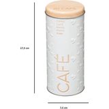 5Five Koffie pads voorraadbus/bewaarblik - metaal - 18 x 8 cm - voor 20 pads