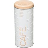 5Five Koffie pads voorraadbus/bewaarblik - metaal - 18 x 8 cm - voor 20 pads