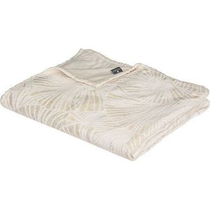 Blanket ivory white 230 x 180 cm ivoor