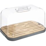 5Five - Broodtrommel met afsluitbare klep 28 x 18 x 15 cm - Kunststof