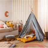 Atmosphera - Vloerkussen Matras - Steenrood - Polyester/Katoen - 120 x 60 x 5 cm