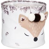 Atmosphera Opbergmand unicorn - groot - polyester - kinderkamer - D35 x H50 cm